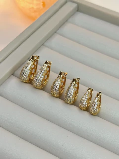 Trio de brico gota ponta cravejada BRIFD10 na internet