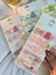 Cartelona 5 peças teddy e oval CARFD01 - Ruchelli Bijoux