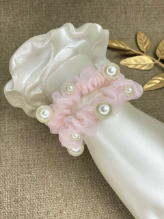 Imagem do Dupla de scrunchie com pérola XUMU01
