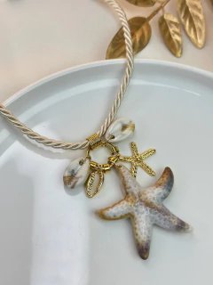 Imagem do Colar cordão estrela/fundo do mar CONG03