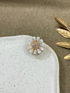 Piranha ferro P flor de vidro cravejado PIMU01 - loja online