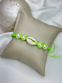 Tornozeleira com buzios e pérola topr01 - Ruchelli Bijoux