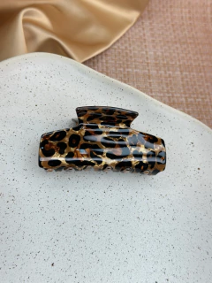 Piranha G quadrada fechada acetato animal print PIYU01 - comprar online