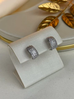 Brinco argolinha PRESSÃO BRIGR10 - Ruchelli Bijoux