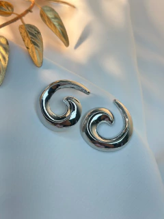 Brinco argola espiral BRIDN06 - Ruchelli Bijoux