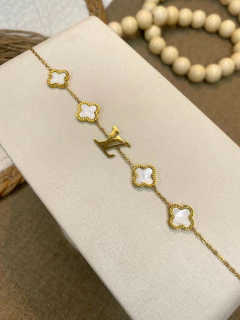 Imagem do Pulseira aço inoxidável inspiração LV/VANCLEEF ms14
