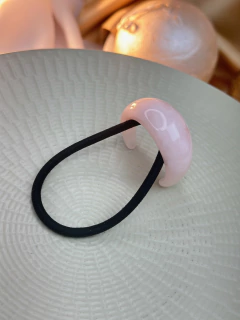 Xuxinha curvada oval acrilíca XUPD01 - Ruchelli Bijoux