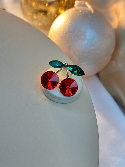 Broche cereja zircônia BROPK01 - comprar online