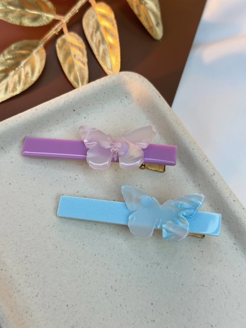 Bico de pato liso borboleta flocado BCFD01 - comprar online