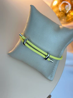 Pulseira de corda regulável PUPK01 - Ruchelli Bijoux