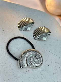 Kit 2 peças xuxinha/bico de pato conhas/caracol XUJT06 - Ruchelli Bijoux