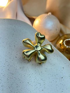 Piranha ferro M flor orgânica PIPR01 - Ruchelli Bijoux