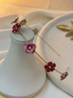 Tiara ferro flor resinada TILS07 na internet