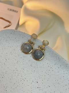 Brinco esferas/pendurada resina BRISN04 - loja online