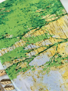 Lenço 90x90 estampa mesclado LENSN05 - Ruchelli Bijoux