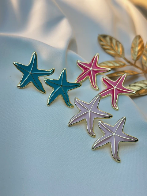 Brinco estrela resinada BRISE01 - comprar online