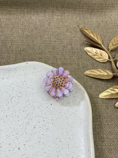 Piranha ferro P flor de vidro cravejado PIMU01 - comprar online