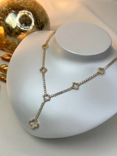 Colar riviera vancleef vazado COJT12 - Ruchelli Bijoux