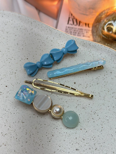 Kit 4 peças laços azuis BCPR01 - comprar online