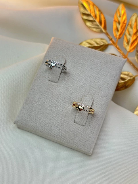 Anel falange coração liso ANJM02 - comprar online