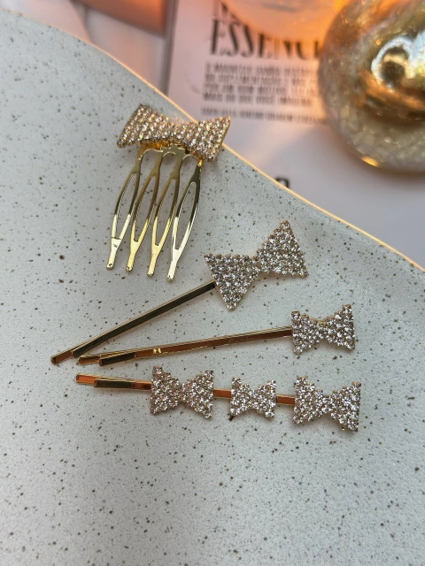 Kit 4 grampos laço BCLY01 - comprar online