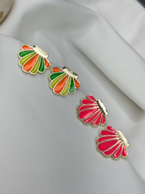 Brinco concha resinada p BRIGD01 - comprar online