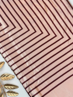 Lenço 90x90 estampa listra LENSN05