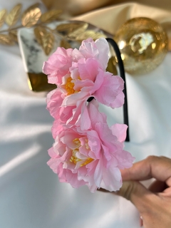 Tiara dupla de flores TIAMR01 - loja online