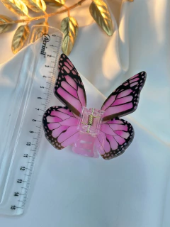Piranha M borboleta rosa/preto PILC03 na internet