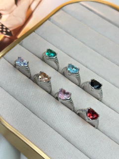 Anel coração cristal ANMN05 na internet