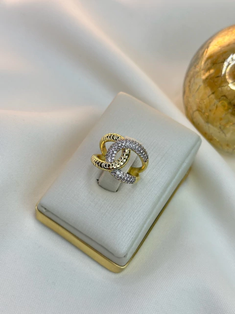 Anel interligado riscado ANAE02 - comprar online