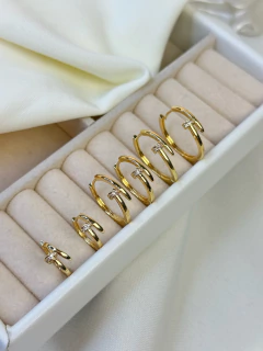 Trio de brinco prego liso BRIJT10 na internet