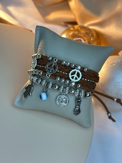 Kit de pulseira simbolo da paz PUJ01 - loja online