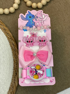 Kit relógio Sitch&Angel 1 laço e pérola 1 ms21 - Ruchelli Bijoux