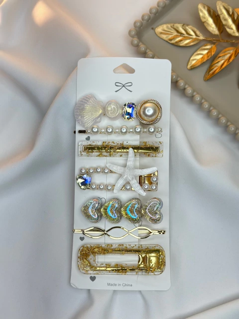 Cartelona 7 peças estrela/flocada dourada CARPK01 - comprar online