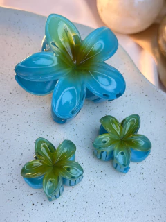 Kit 3 piranhas hibisco G/ p PIPD04 - Ruchelli Bijoux