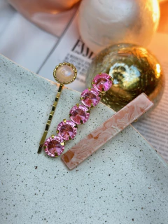 Kit 3 peças reto/chaton BCPR01 - Ruchelli Bijoux
