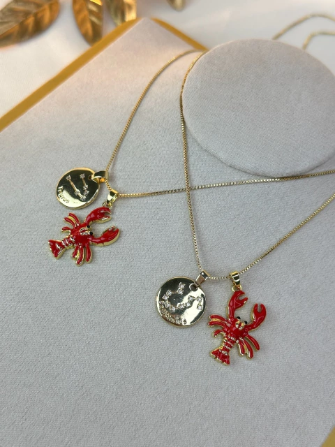 Colar lagosta horoscopo II COSN06 - comprar online