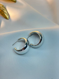 Brinco ABS argola larga BRIMU09 - Ruchelli Bijoux