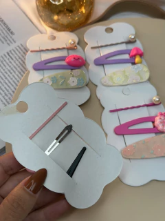 Kit 3 peças oval flores pintadas INFJC01 na internet