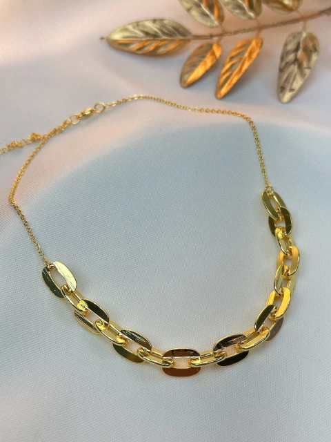 Chocker FOLHEADO cadeado CORN02 - comprar online