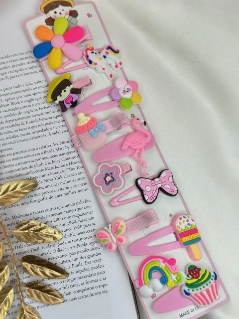 Kit 12 peças infantil rosa INFCS01 - comprar online