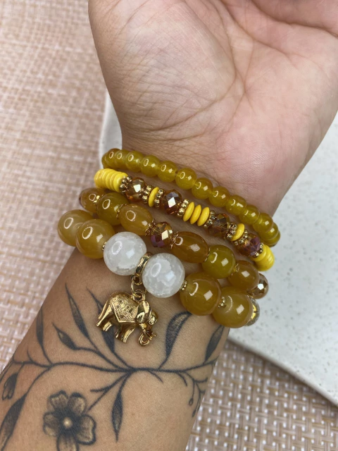 Kit de pulseira elefante PULY01 - comprar online