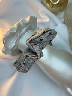 Scrunchie coração ly09 - Ruchelli Bijoux