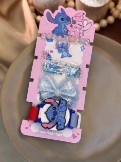 Imagem do Kit infantil /relogio stich ms15