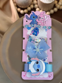 Kit relógio Stitch e Angel 3D II INFMS01 na internet