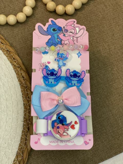 Kit relógio Stitch e Angel INFMS01