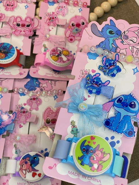 Kit relógio Stitch e Angel INFMS01 - comprar online