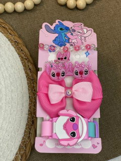 Kit relógio Stitch e Angel 3D II INFMS01 - comprar online