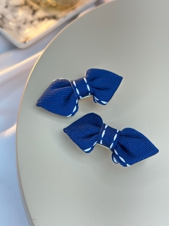 Dupla de laço jeans INFRC01 - Ruchelli Bijoux